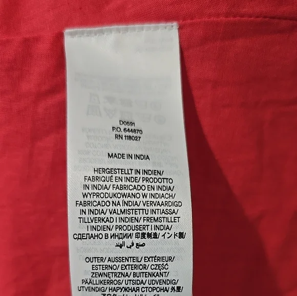 BODEN Broderie Women's Midi Tea Dress In Red Size 14 - Picture 6 of 12